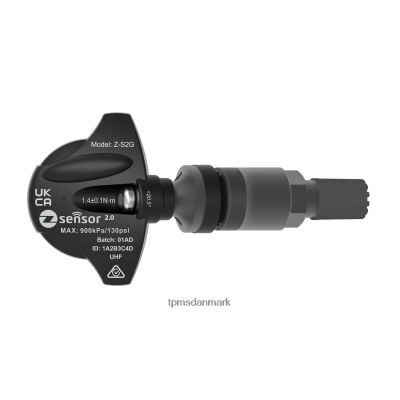 holden oe erstatning tpms sensor - oe p/n 95712232, 13598773 frekv 433mhz 82D8L53 Dæktrykssensor Toyota Yaris metalventilspindel - mørkegrå